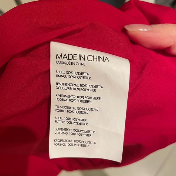 Club Monaco, Red Mini Dress (00) - Picture 6 of 6